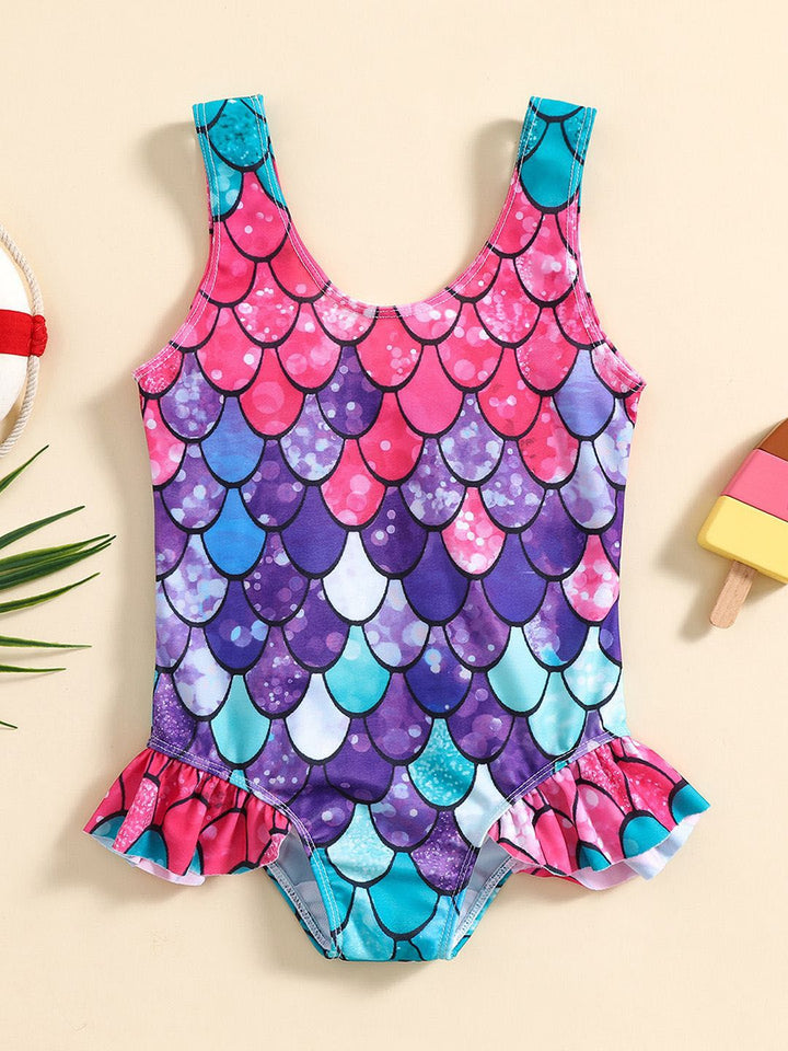 YK Infant Girls Printed Sleeveless Bodysuit