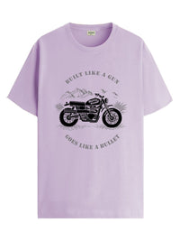 ADRO Men Graphic Printed Round Neck Cotton T-shirt
