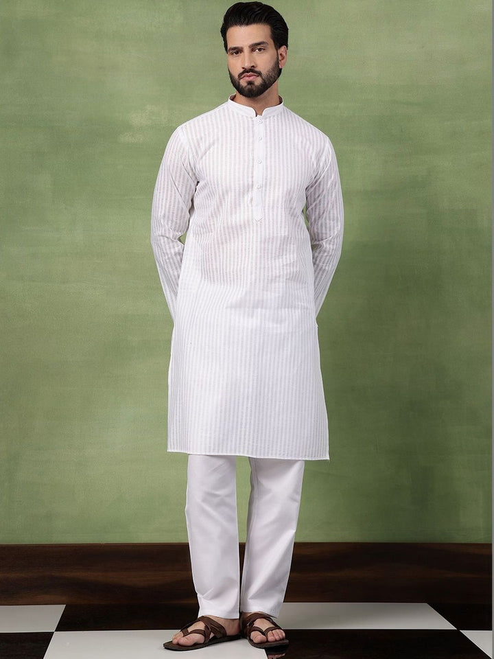 SOJANYA Kurta Berjalur Lelaki