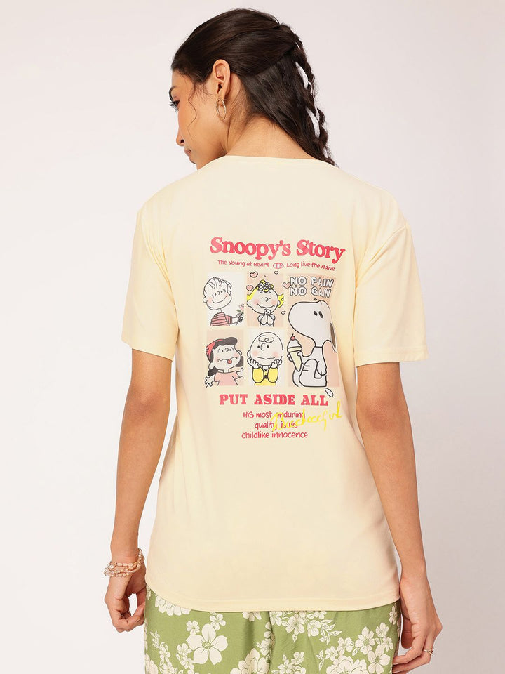 DressBerry Typography Printed Round Neck T-shirt