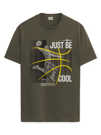 ADRO Men Graphic Printed Cotton T-shirt