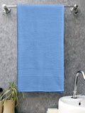 BOMBAY DYEING Blue Cotton 450 GSM Bath Towel