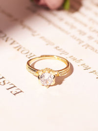 Cincin kristal berseri masin untuk wanita & gadis