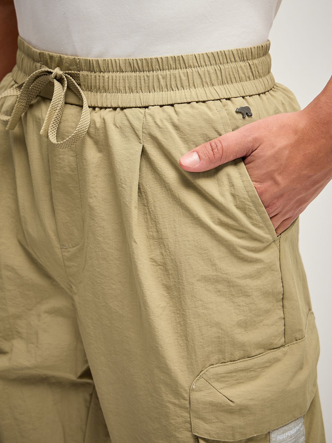 THE BEAR HOUSE Men Solid Cargo Trouser