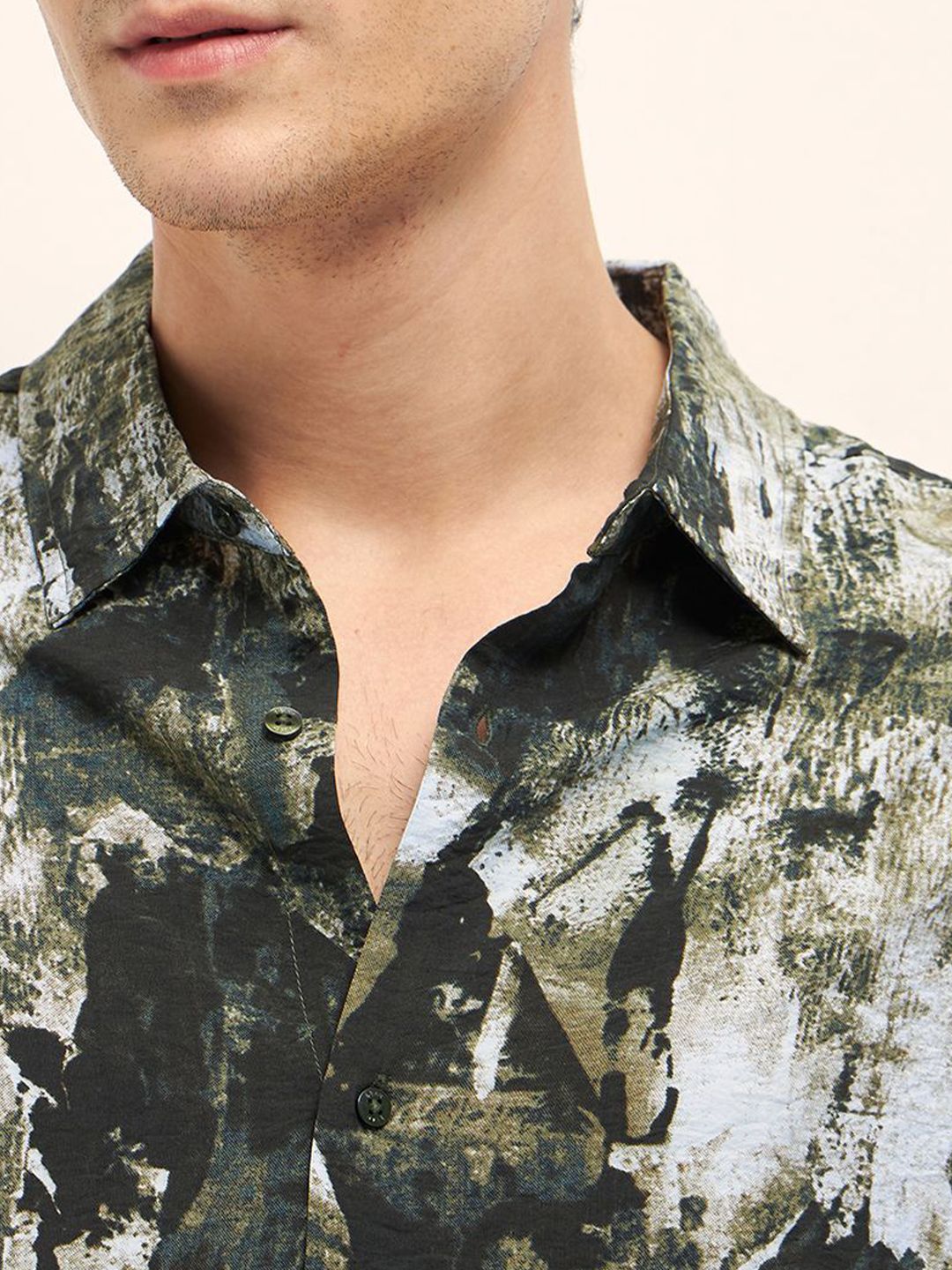THE BEAR HOUSE Men Opaque Printed Casual Shirt