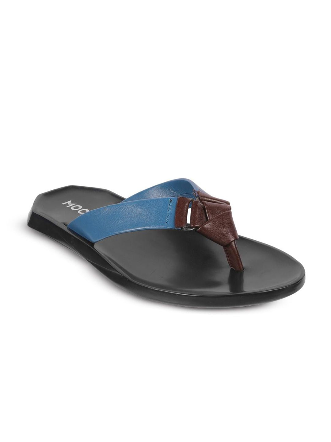 Mochi Men Leather Slip-On Comfort Sandals