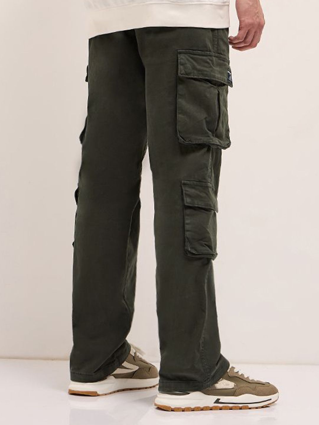 THE BEAR HOUSE Men Cotton Regular Fit Cargos
