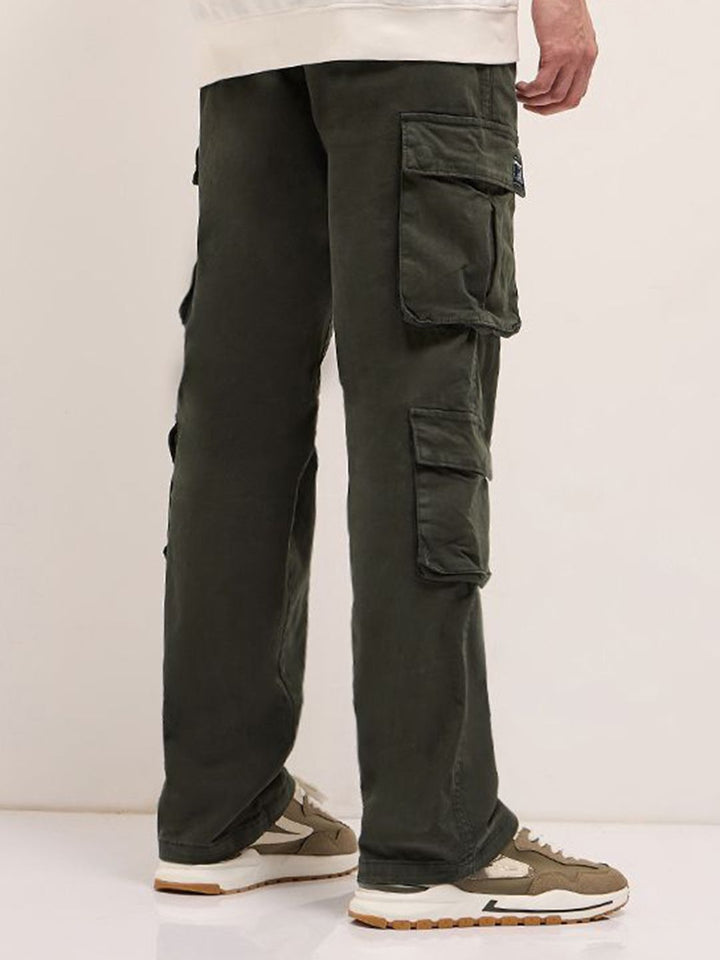 THE BEAR HOUSE Men Cotton Regular Fit Cargos
