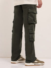 THE BEAR HOUSE Men Cotton Regular Fit Cargos