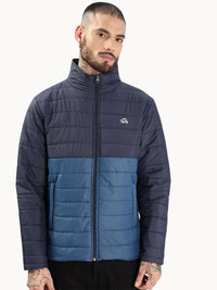 ADRO Men Colourblocked Windcheater Bomber Jacket