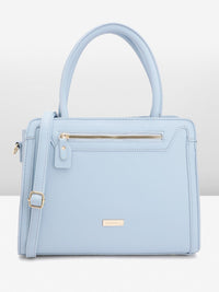 DressBerry Structured Handheld Bag with Detachable Sling Strap