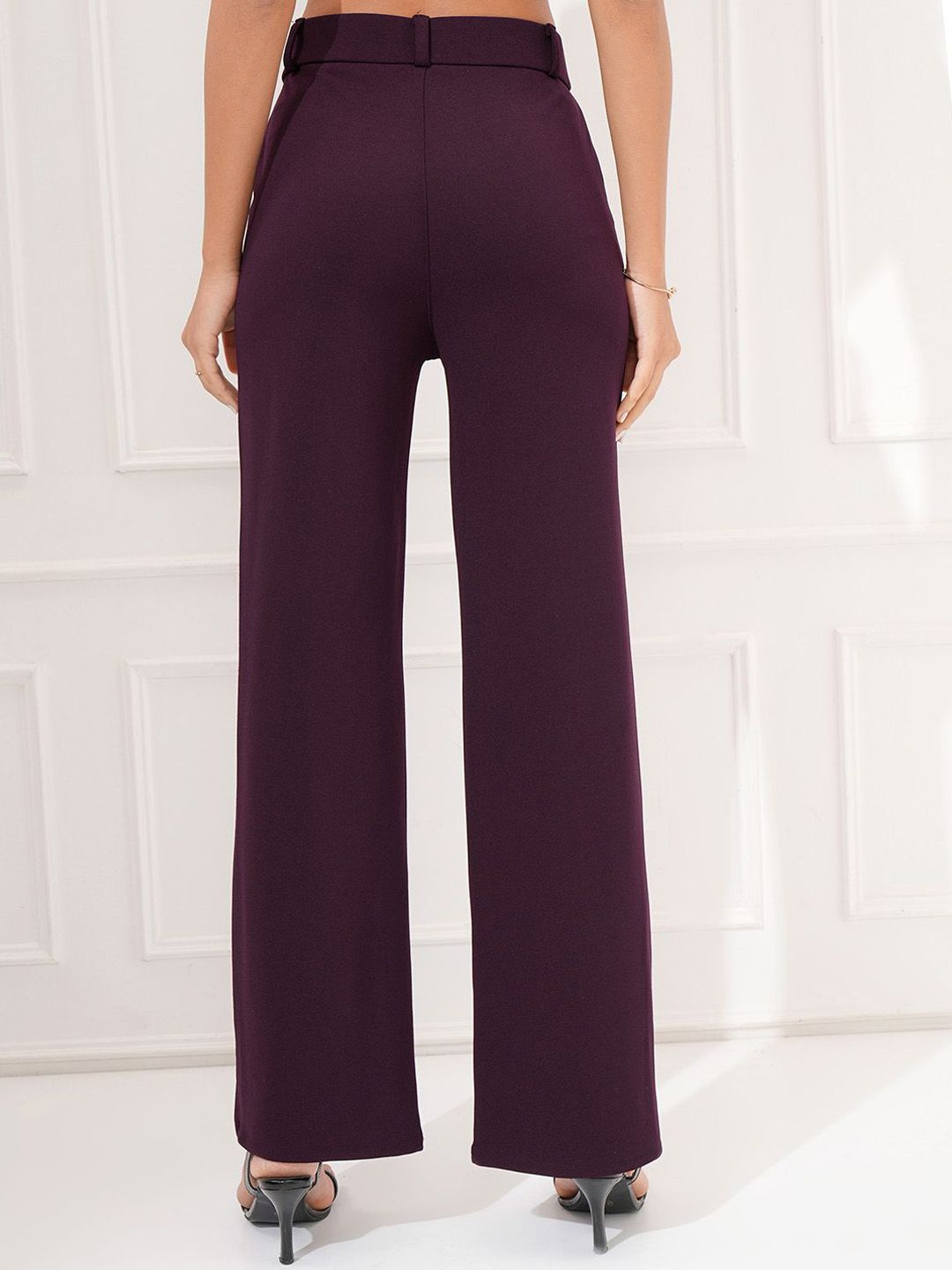 Tokyo Talkies Women Straight Fit Trousers