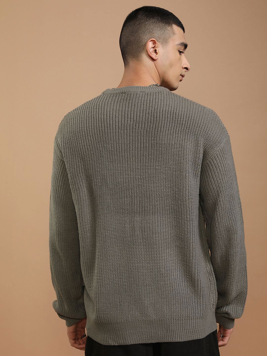 HIGHLANDER Men Pullover with Embellished Detail