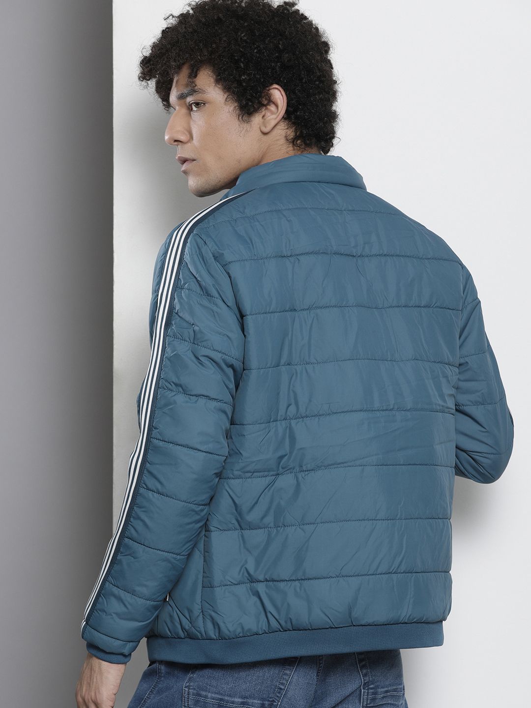 The Indian Garage Co Men Zip-Front Hooded Puffer Jacket