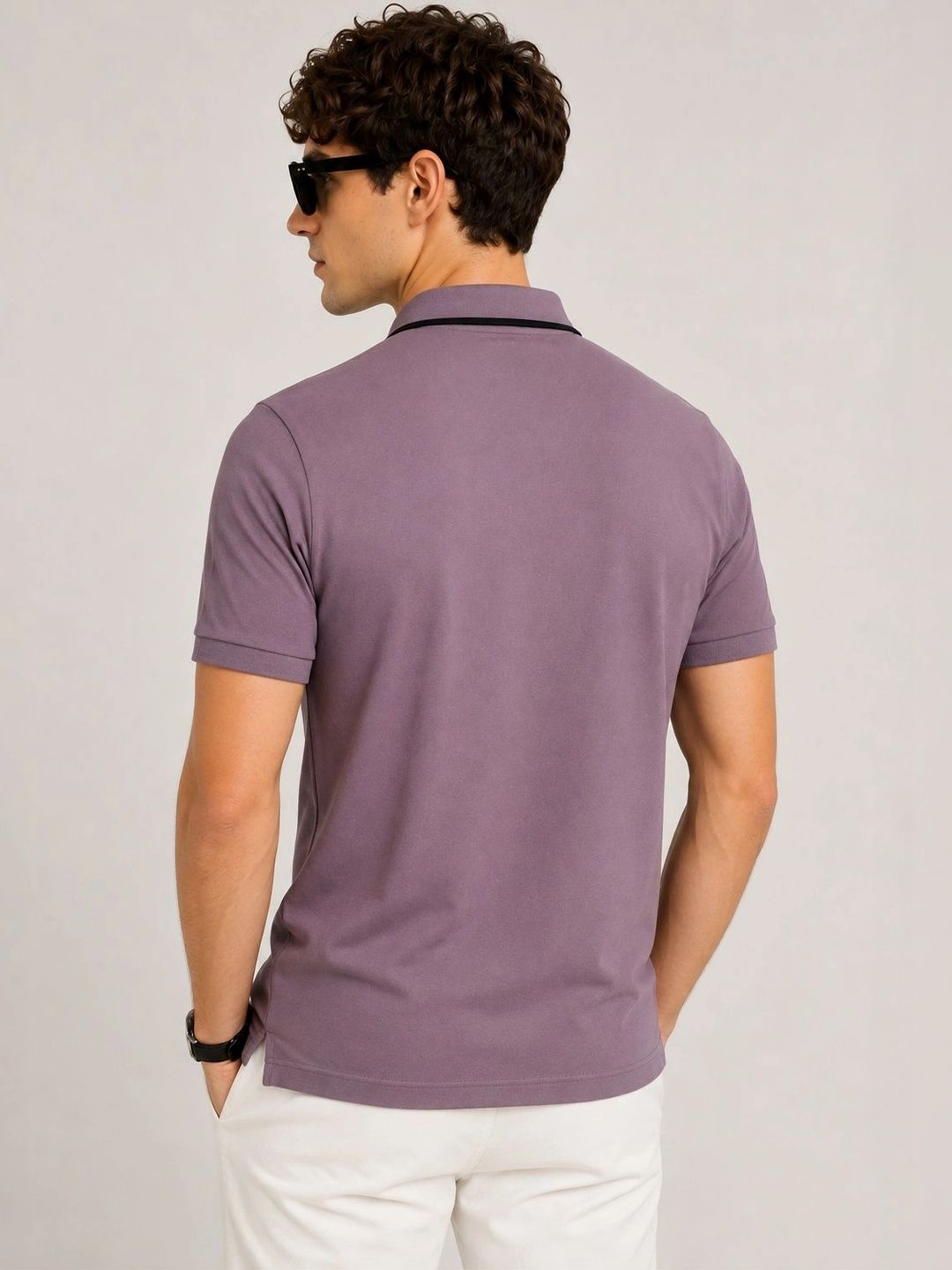 Baju-T Kolar Polo ADRO Lelaki