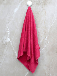 BOMBAY DYEING Santino Maroon Pure Cotton 550 GSM Bath Towel