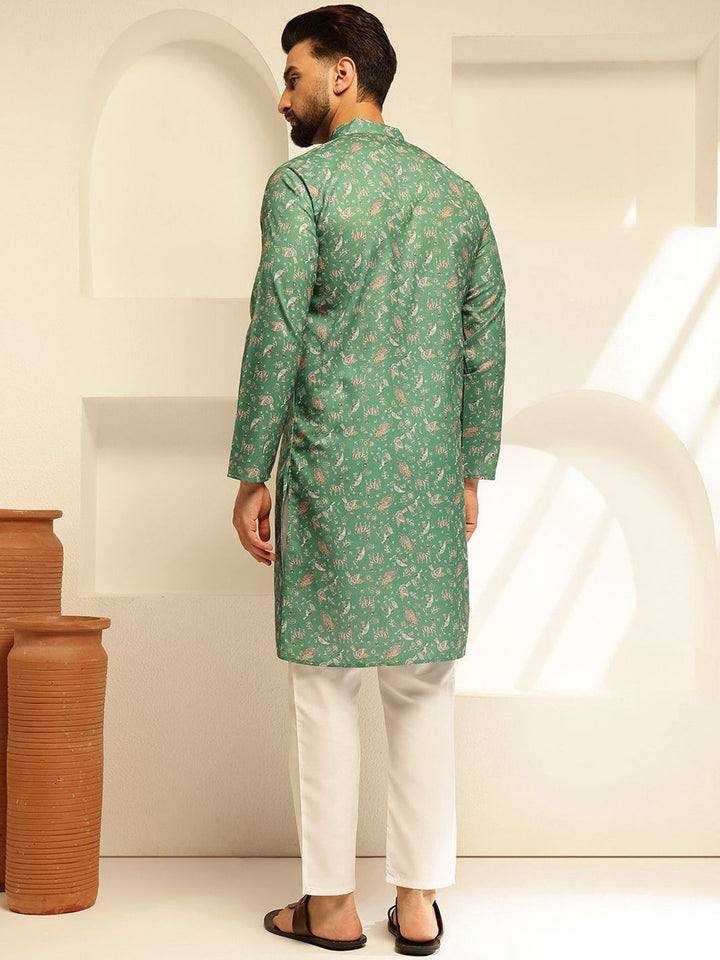 SOJANYA Quirky Printed Cotton Straight Kurta