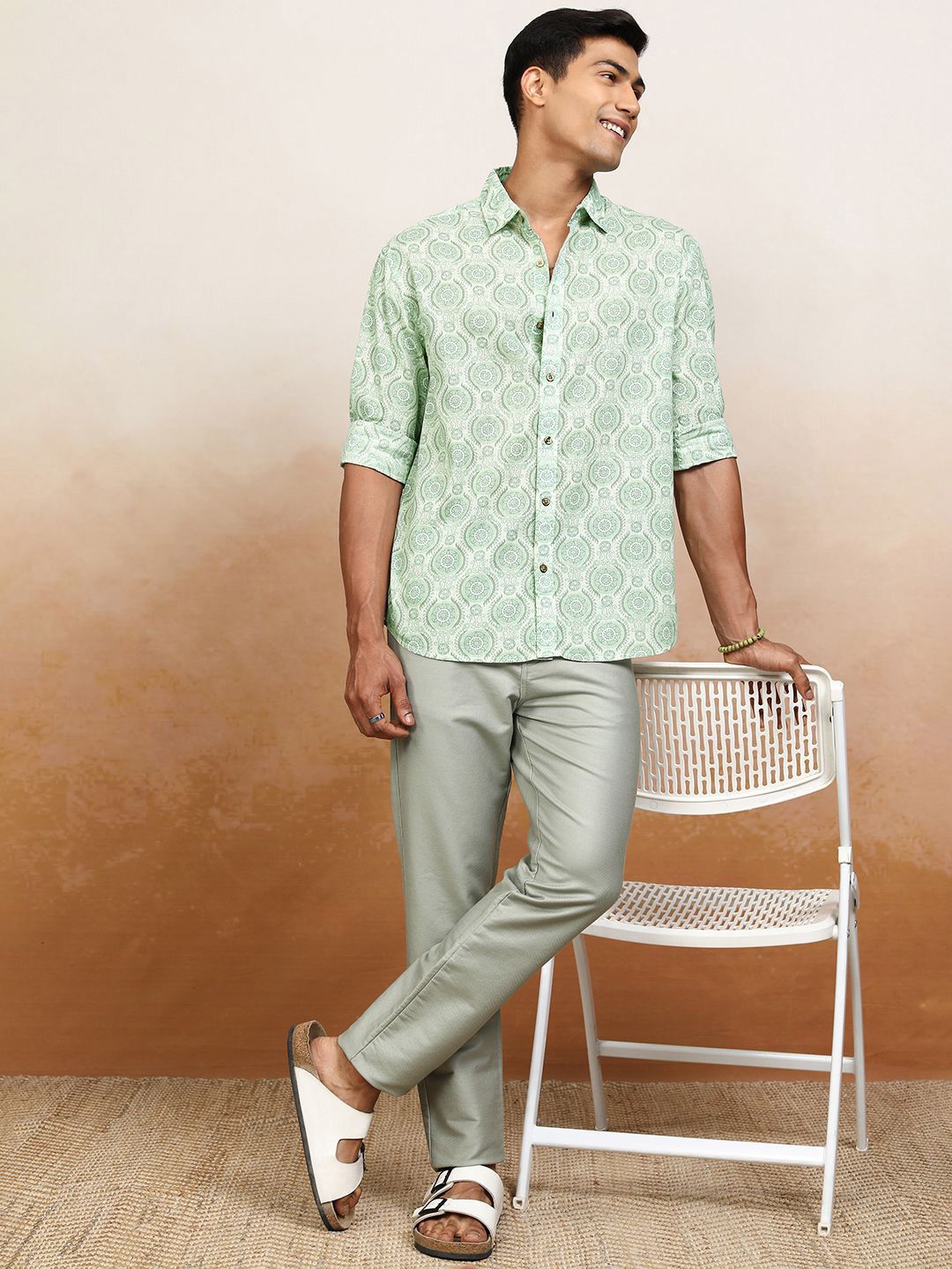 Highlander Men Printed Relaxed Shirt