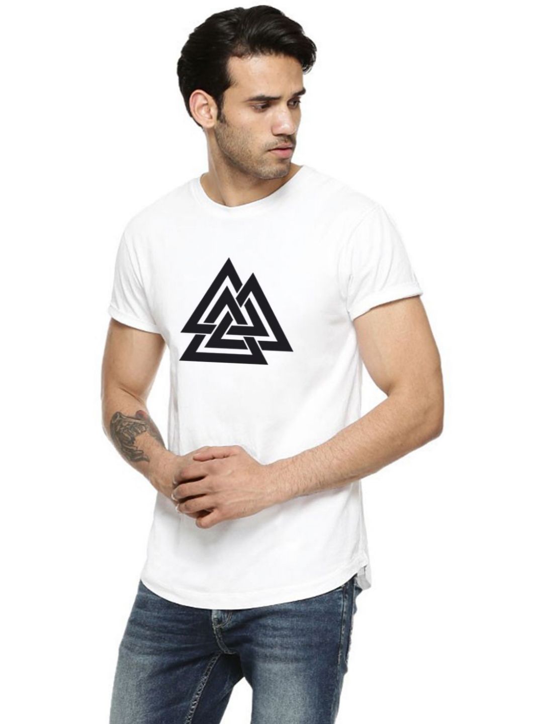 ADRO Men Printed T-shirt