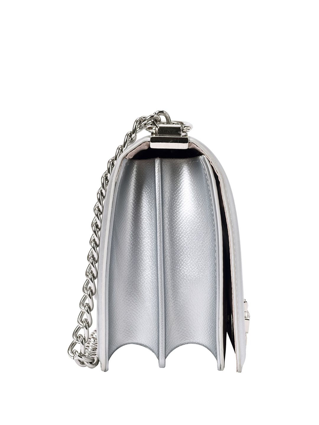 Lino Perros Structured Sling Bag with Quilted Detail