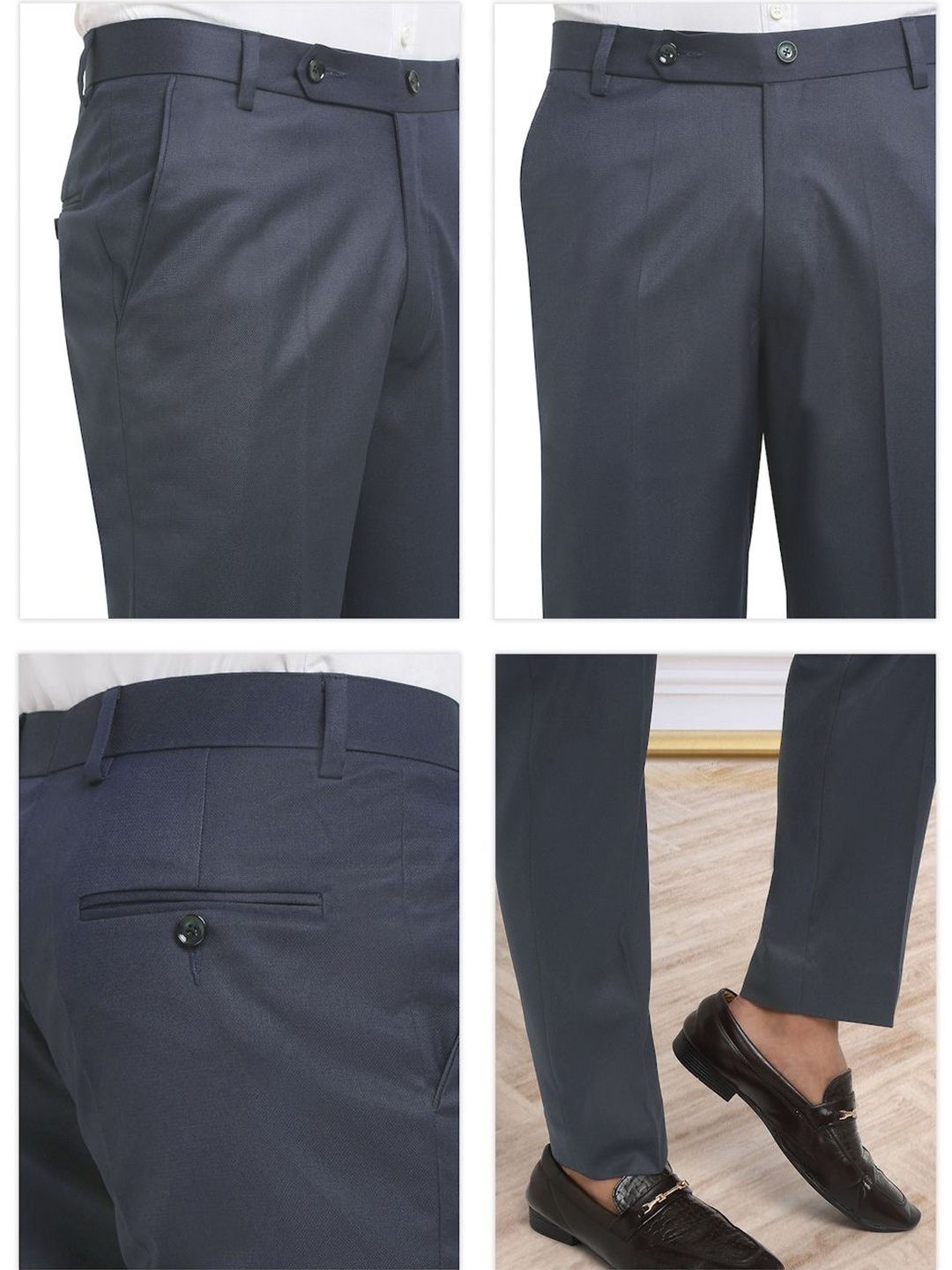Moda Rapido Men Slim Fit Easy Wash Trousers