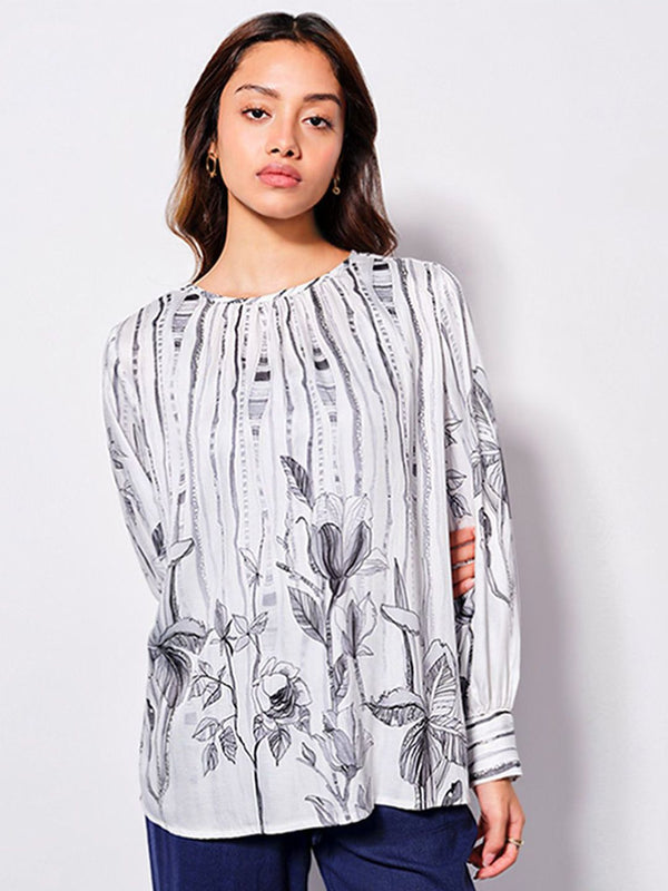 AND Floral Print Top