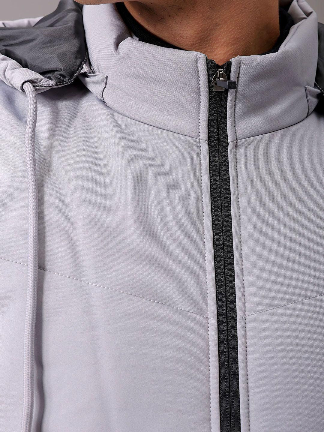 The Indian Garage Co Men Hooded Slim Fit Puffer Jacket