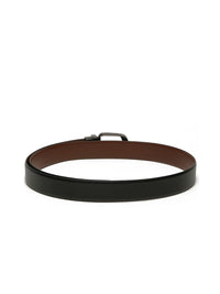 Teakwood Leathers Men Textured Leather Reversible Formal Belt