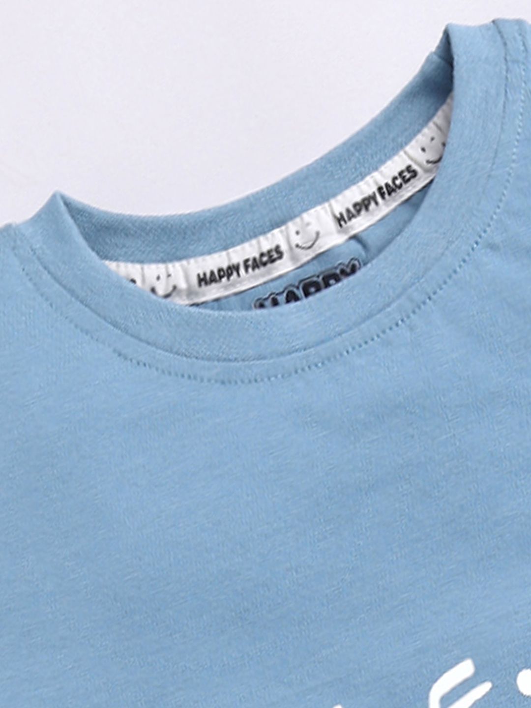 Happy Faces Girls F.R.I.E.N.D.S Printed Pure Cotton Longline T-shirt