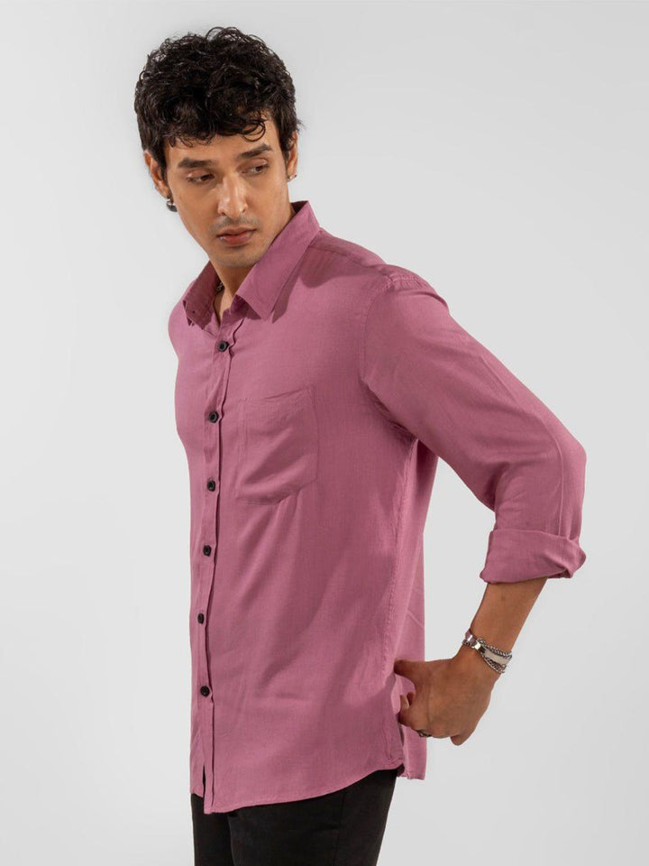 Eszett Long Sleeves Spread Collar Opaque Regular Fit Casual Shirt