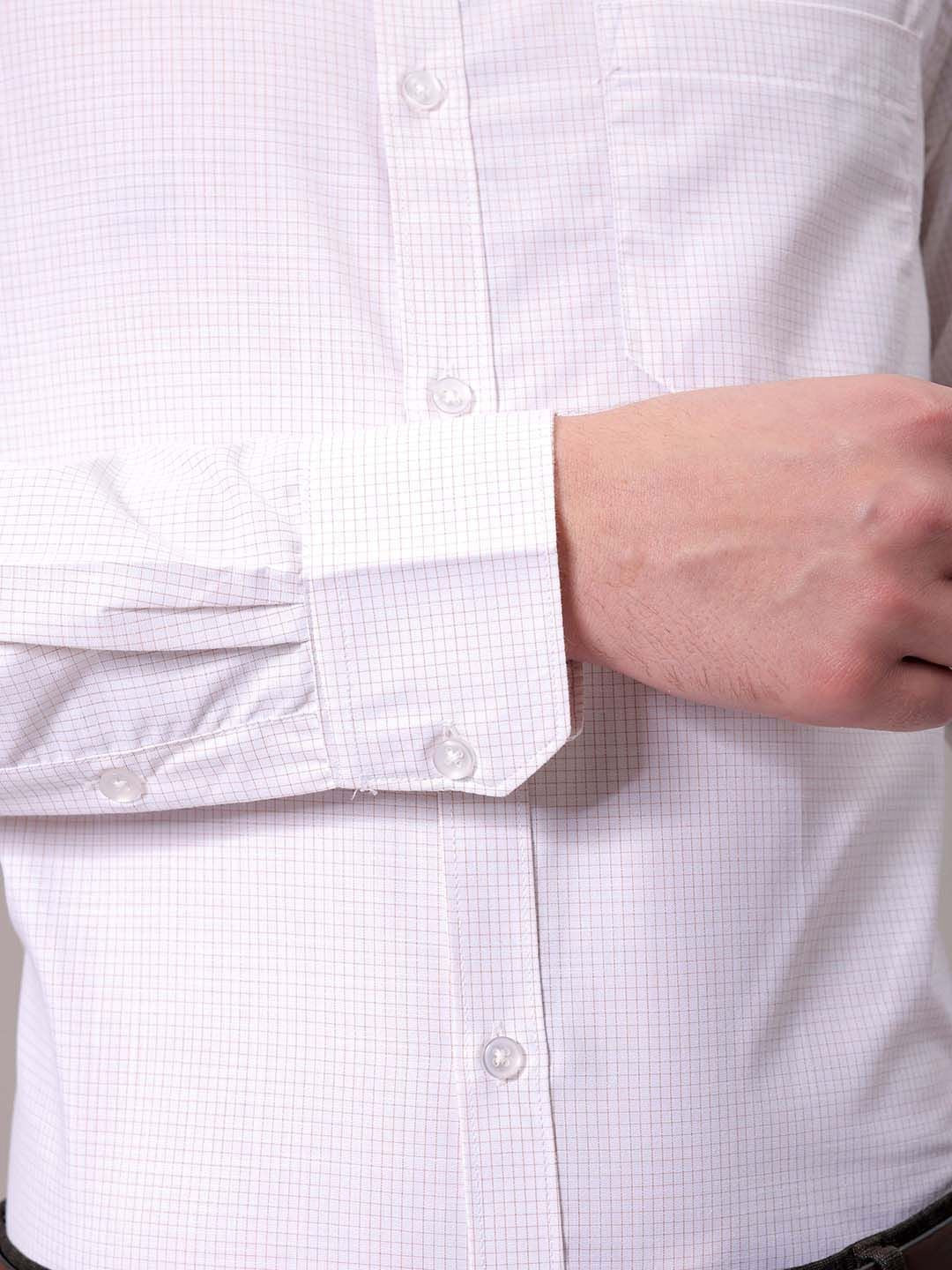 The Indian Garage Co. X Luxe Men Spread Collar Solid Slim Fit Formal Shirt