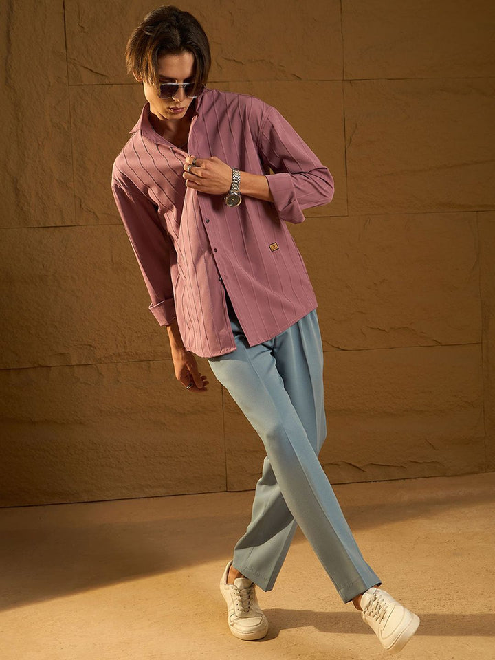 DENNISON Double Pleated Korean Baggy Fit Trouser