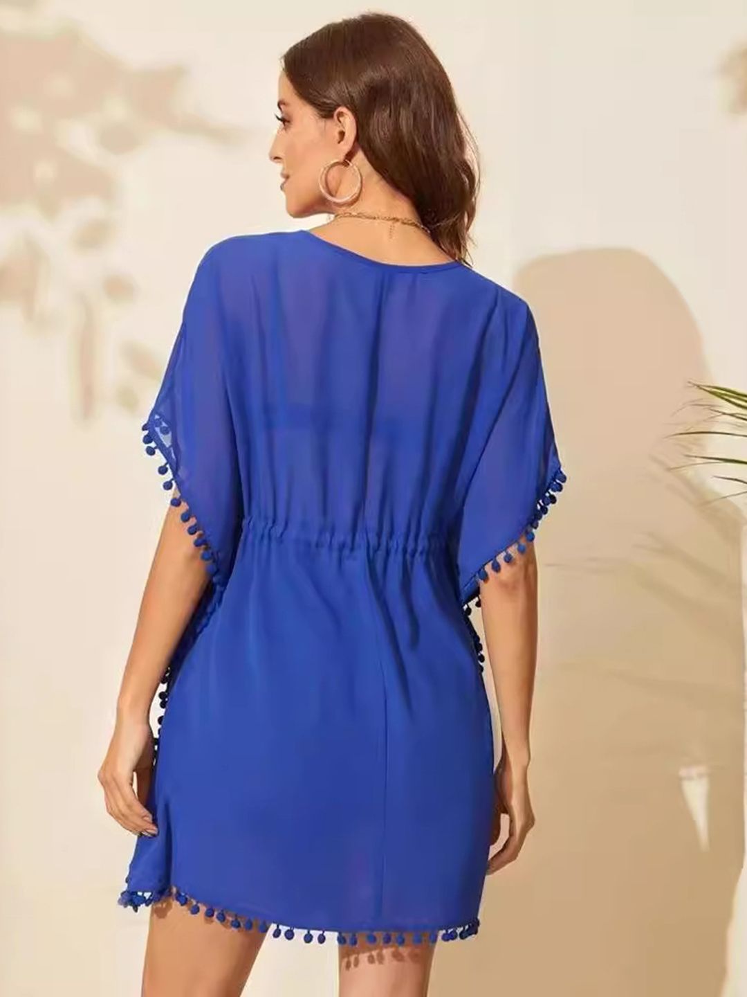 Dressberry Women Kimono Sleeve Kaftan Mini Dress