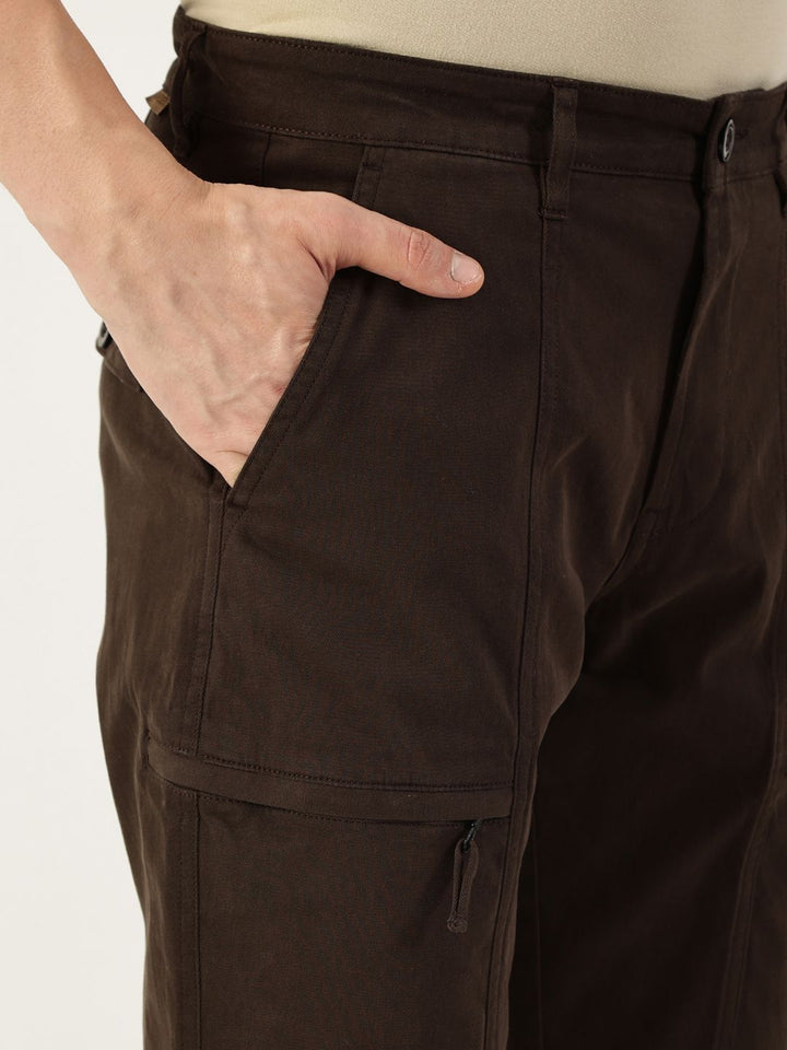 Thomas Scott Men Smart Fit Mid-Rise Trousers