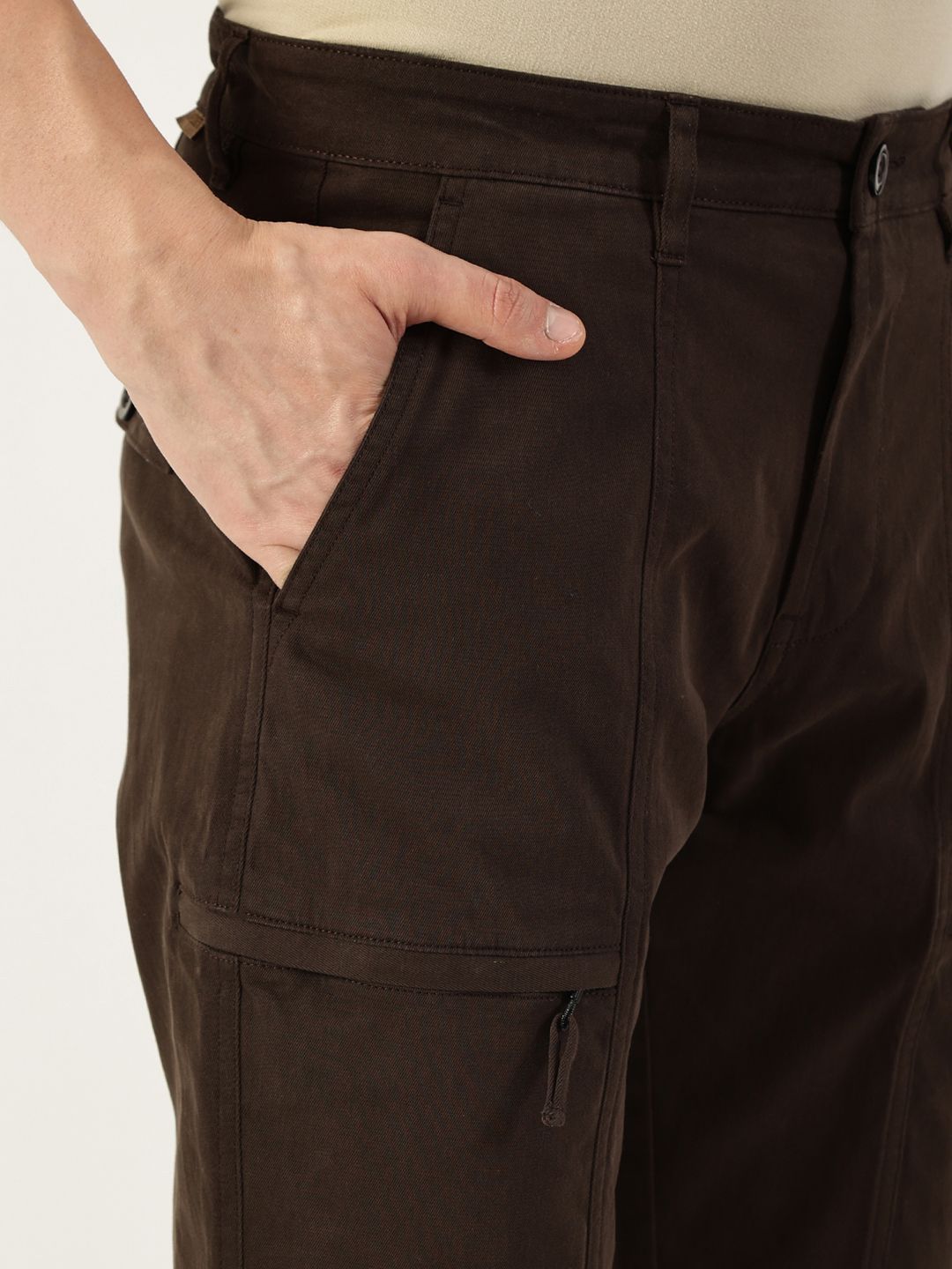 Thomas Scott Men Smart Fit Mid-Rise Trousers