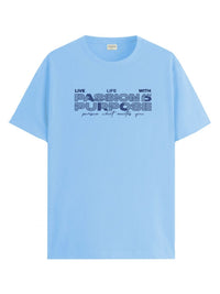 ADRO Typography Printed Round Neck Cotton T-shirt