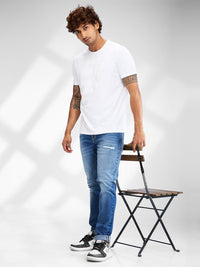 SPYKAR Men Raw Edge Slim Fit T-shirt