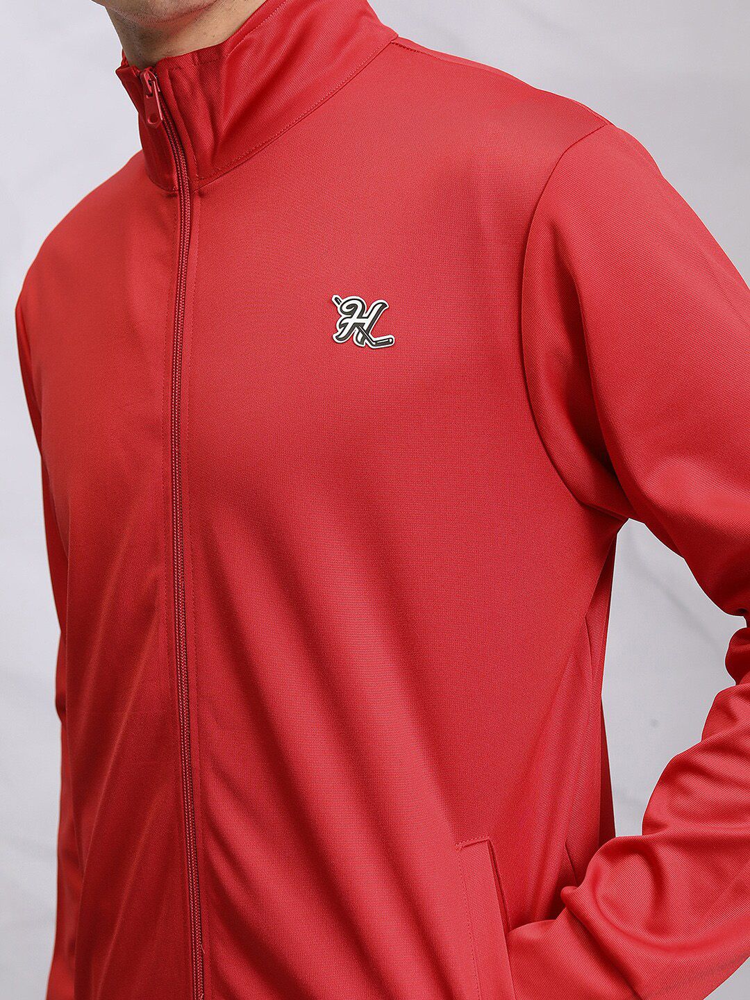 HIGHLANDER Mock Collar Open Front Jacket