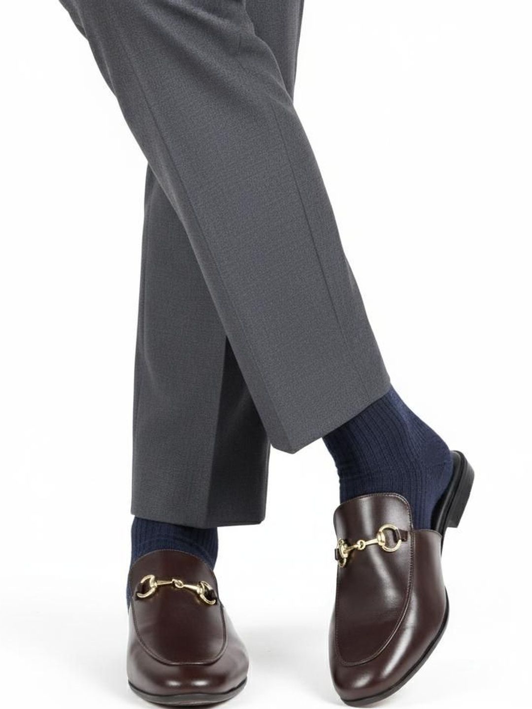 MONKSTORY Horsebit Classic Mules - Coklat