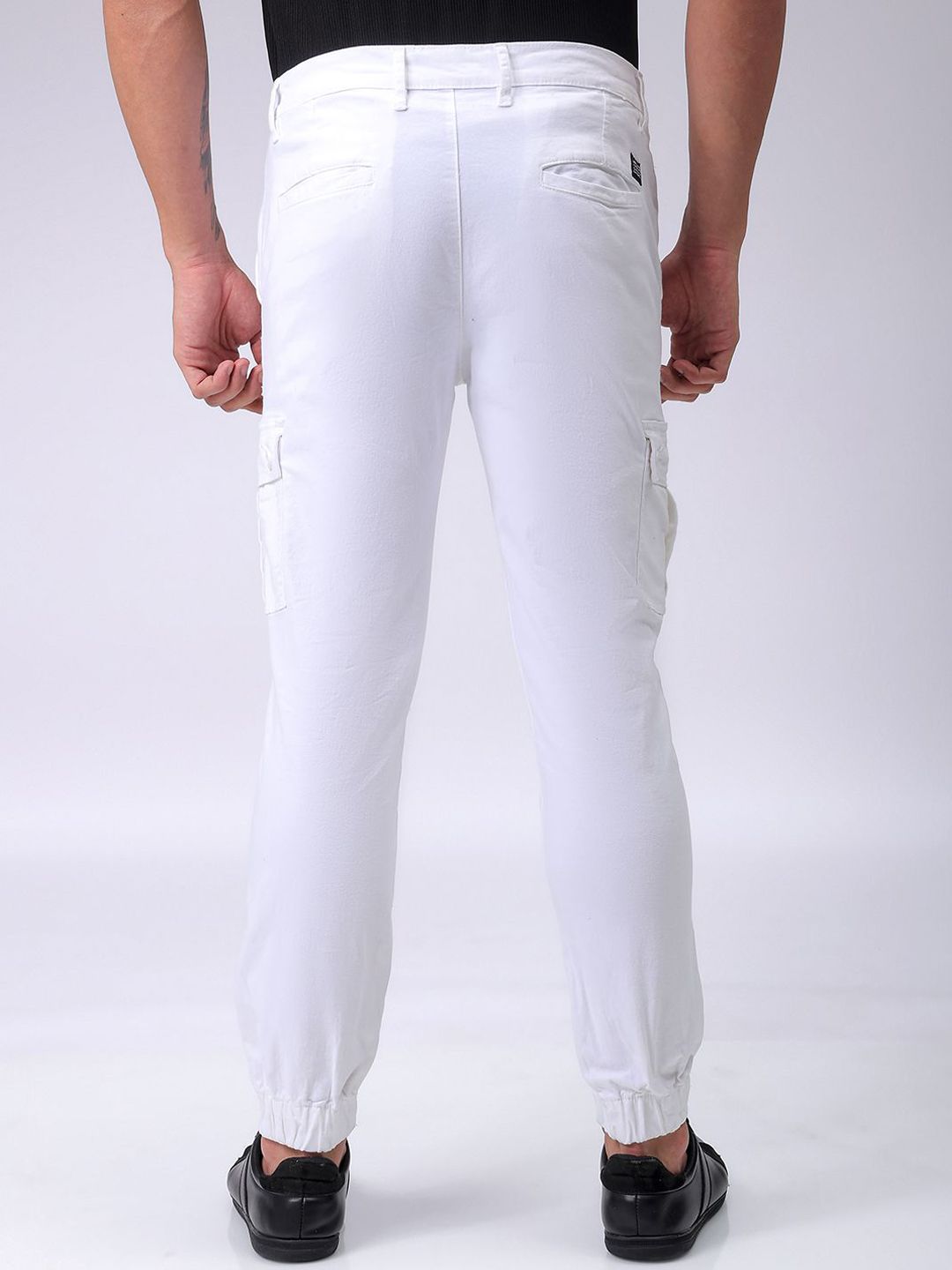 The Indian Garage Co Men Mid-Rise Regular Fit Cargos Trousers