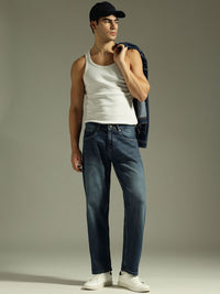 DENNISON Men Baggy Fit Light Faded jeans