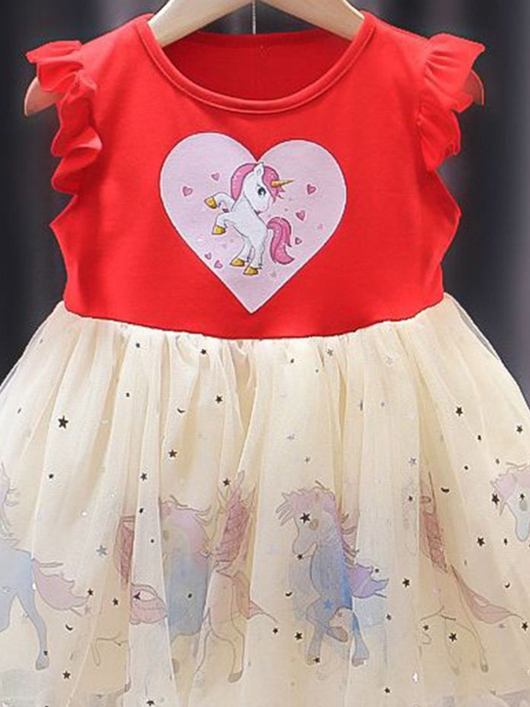 YK Girls Fit and Flare Dress