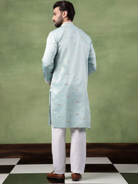SOJANYA Men Ethnic Motifs Embroidered Sequinned Kurta