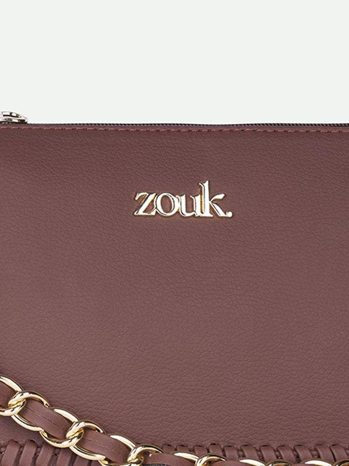 ZOUK Women Textured Sling Bag
