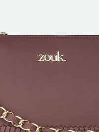 ZOUK Women Textured Sling Bag