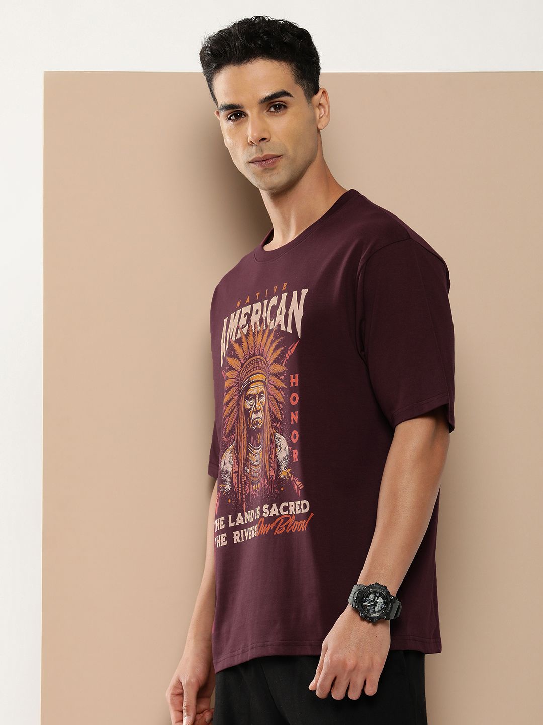 Difference of Opinion Men Graphic Printed T-shirt