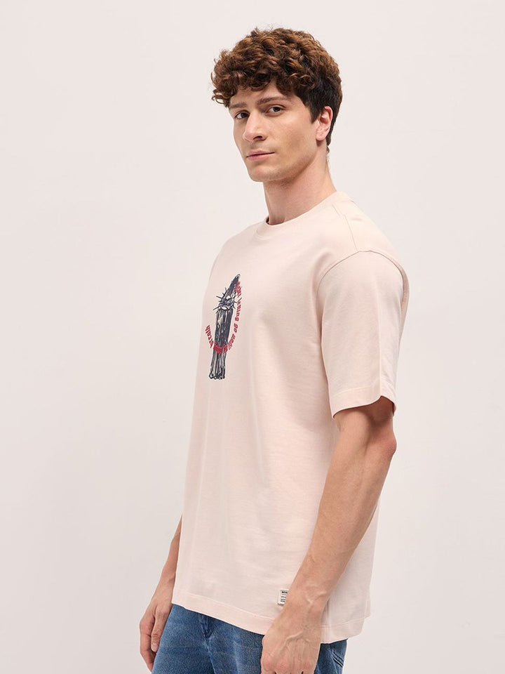 T-Shirt Leher Beruang Lelaki Bear House Graphic Graphic