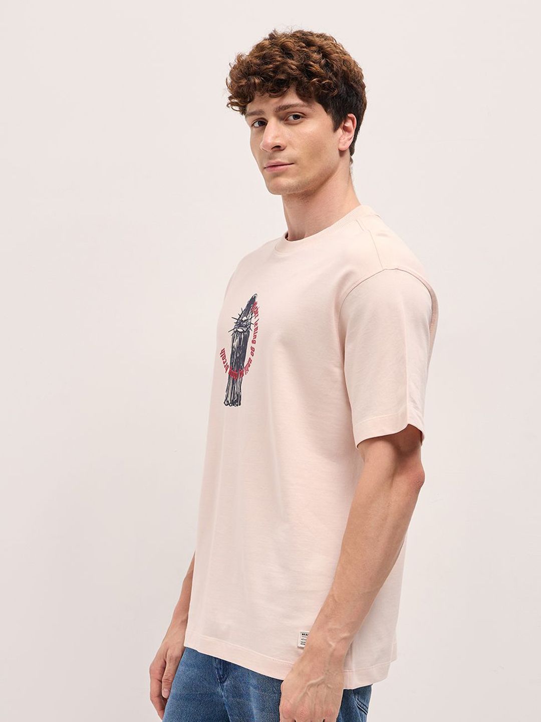 T-Shirt Leher Beruang Lelaki Bear House Graphic Graphic