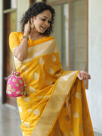 KALINI Woven Design Zari Banarasi Saree