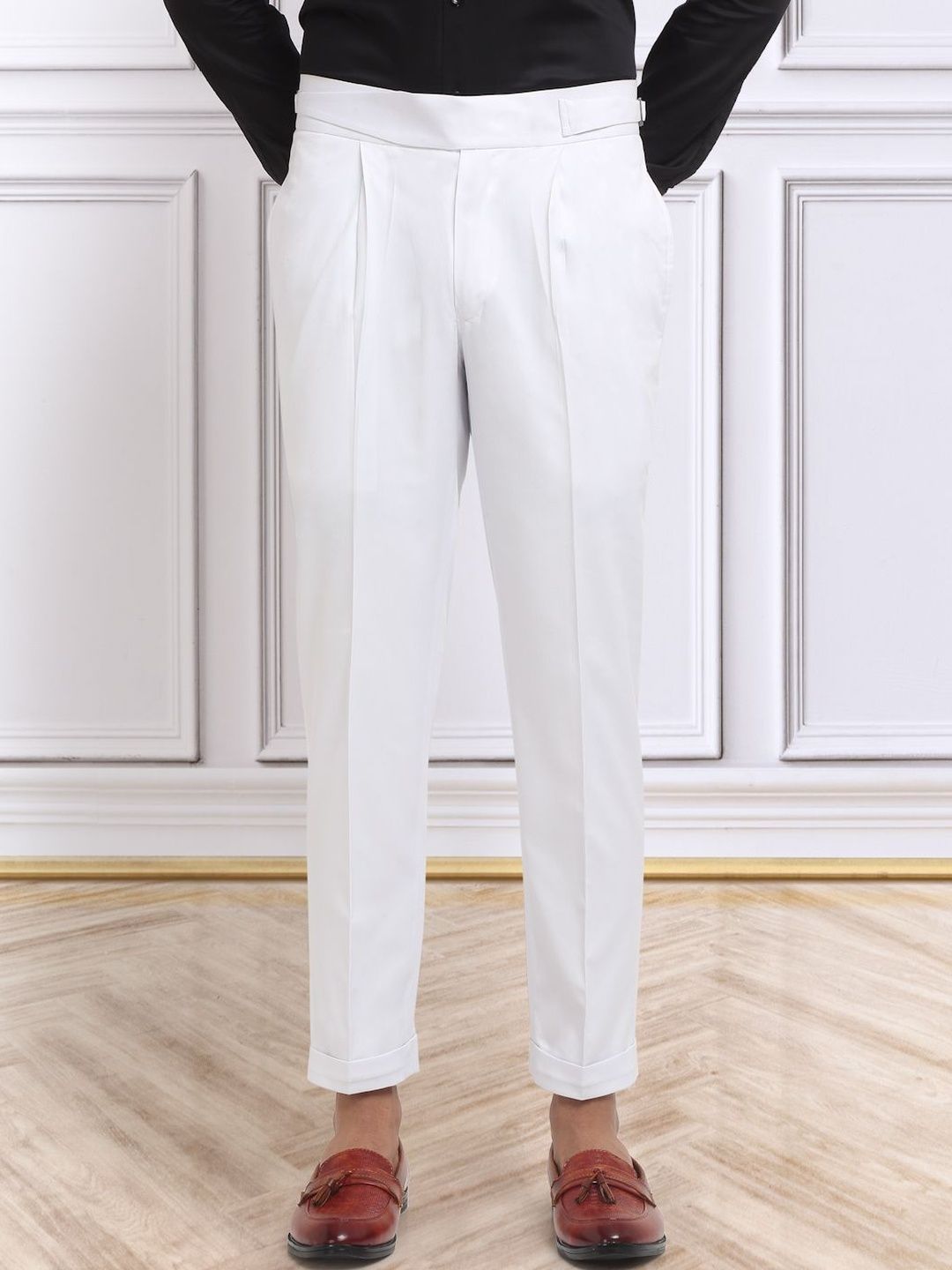 Moda Rapido Men Slim Fit Easy Wash Trousers